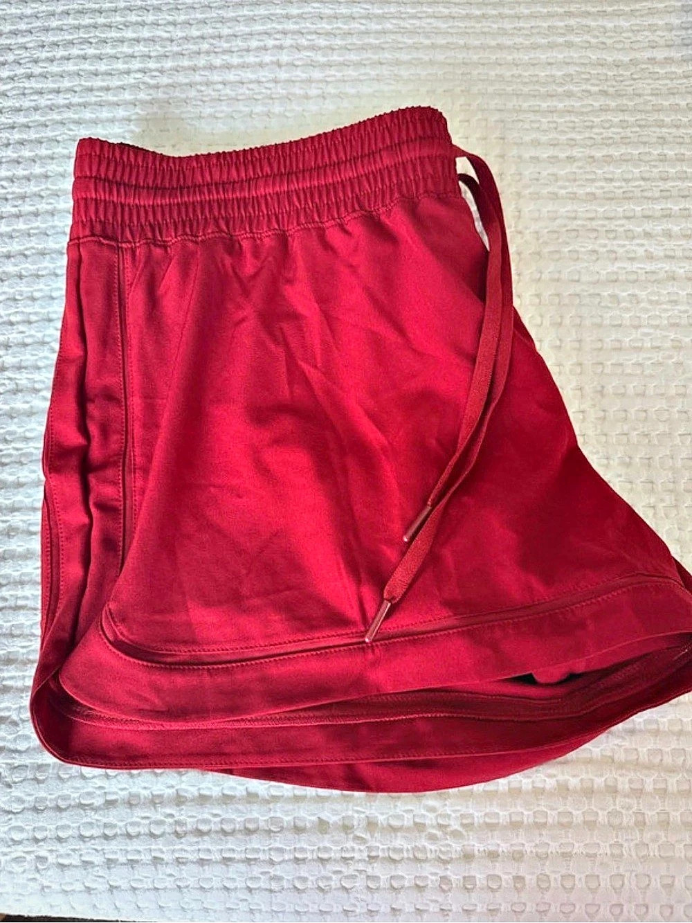Short Red Athletic Shorts